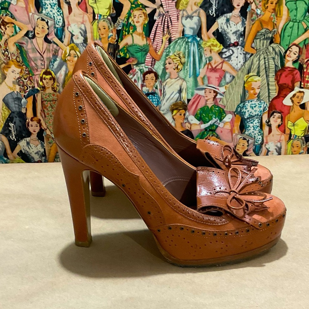 Tabitha Simmons Brown Heels